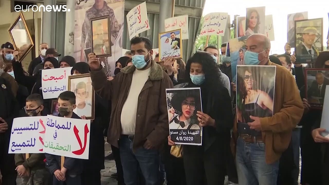 Sechs Monate nach Explosion im Libanon: Gedenken an die Opfer