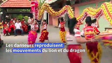 Vietnam: des femmes osent la danse du lion, jusque là apanage des hommes