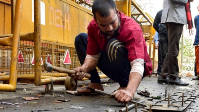 Know why nails removed from protest site at Ghazipur Border