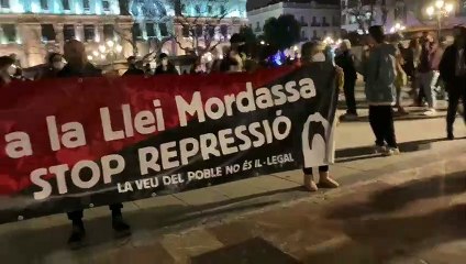 Concentració de suport a Pablo Hasel a València