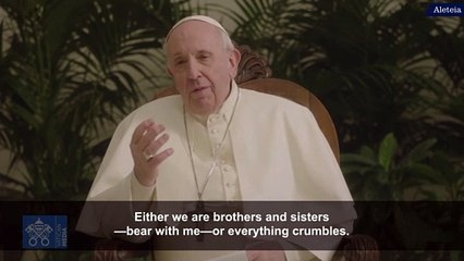 Pope Francis joins the International day of Human Fraternity virtual meeting