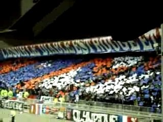 Entrée des joueurs OL - Manchester United