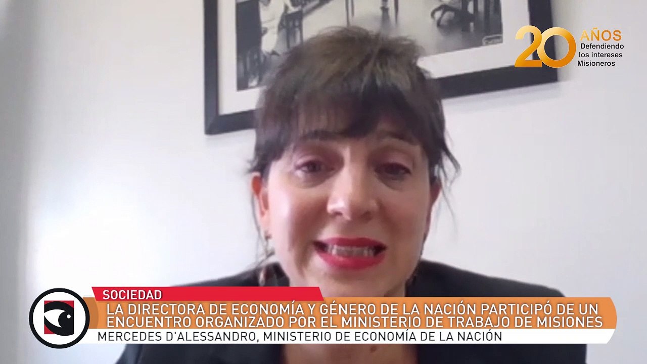 La directora de Economía y Género de la Nación...