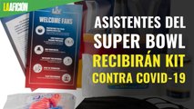 Aficionados que asistirán al Super Bowl recibirán paquete contra covid-19