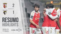 Highlights: SC Braga 2-1 Portimonense (Liga 20/21 #17)