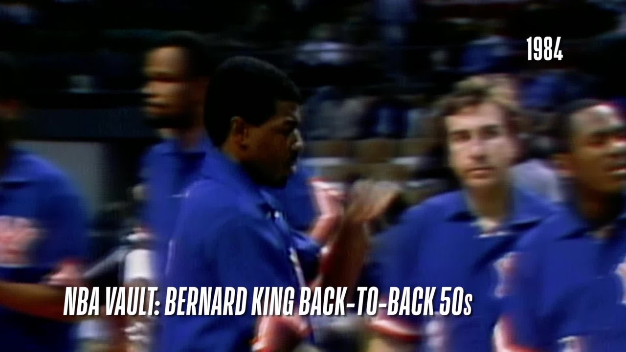 NBA Vault Bernard King BacktoBack 50Point Games فيديو Dailymotion
