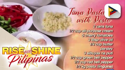 SARAP PINOY: Tuna Pasta with Pesto