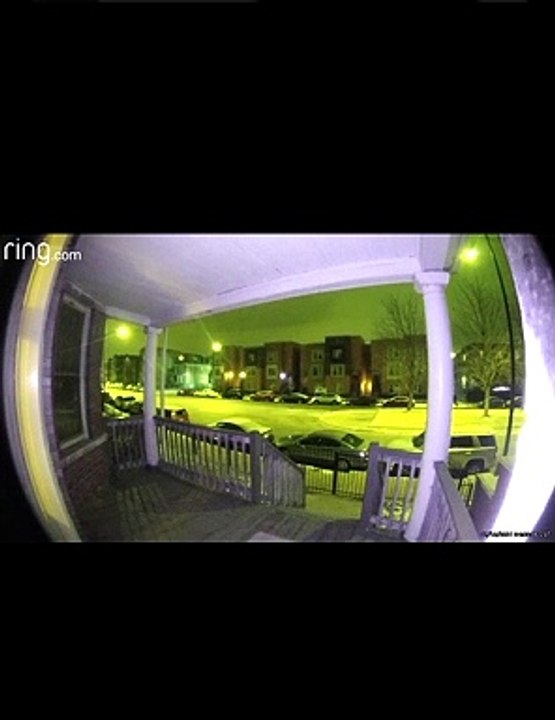 Ring Camera Catches Car Running into a Tree
