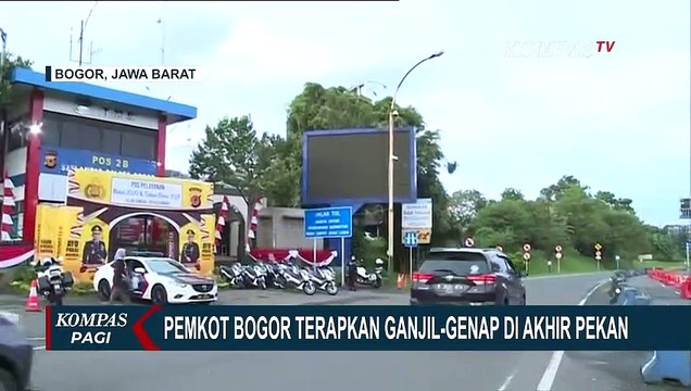 Pemkot Bogor Terapkan Ganjil Genap di Akhir Pekan Selama 14 Hari