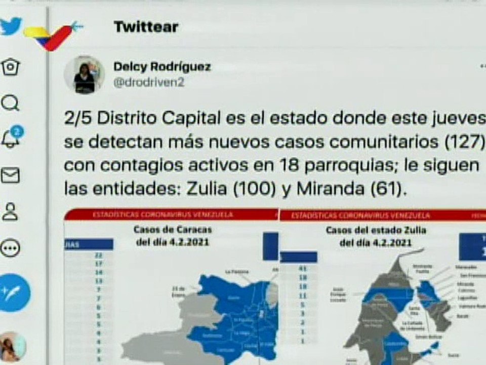 Balance COVID-19 04FEB2021 I Venezuela registró 460 nuevos contagios y mantiene una tasa de recuperación en 94 %