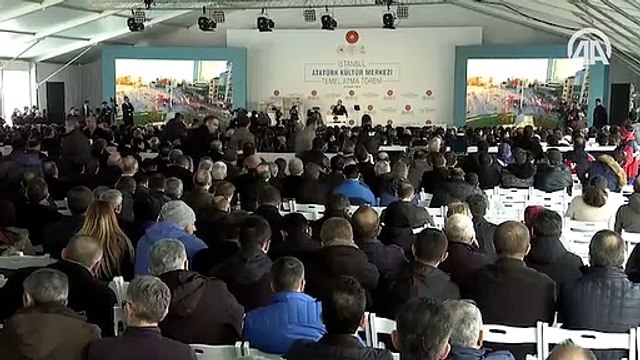 Cumhurbaşkanı Erdoğan: İstanbul Atatürk Kültür Merkezi bir zafer anıtı olacaktır