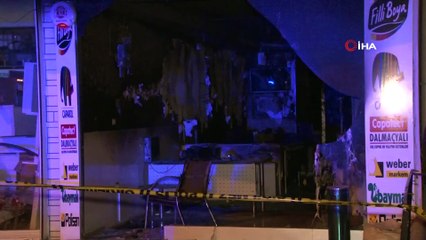 Dükkanını yakıp sahibine canlı canlı izleten şüpheli yakalandı