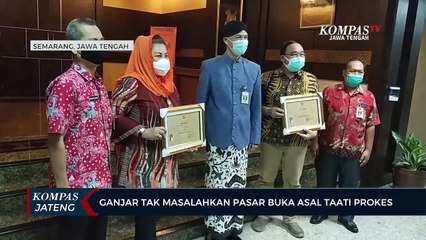 Ganjar tak permasalahkan pasar buka asal taati prokes