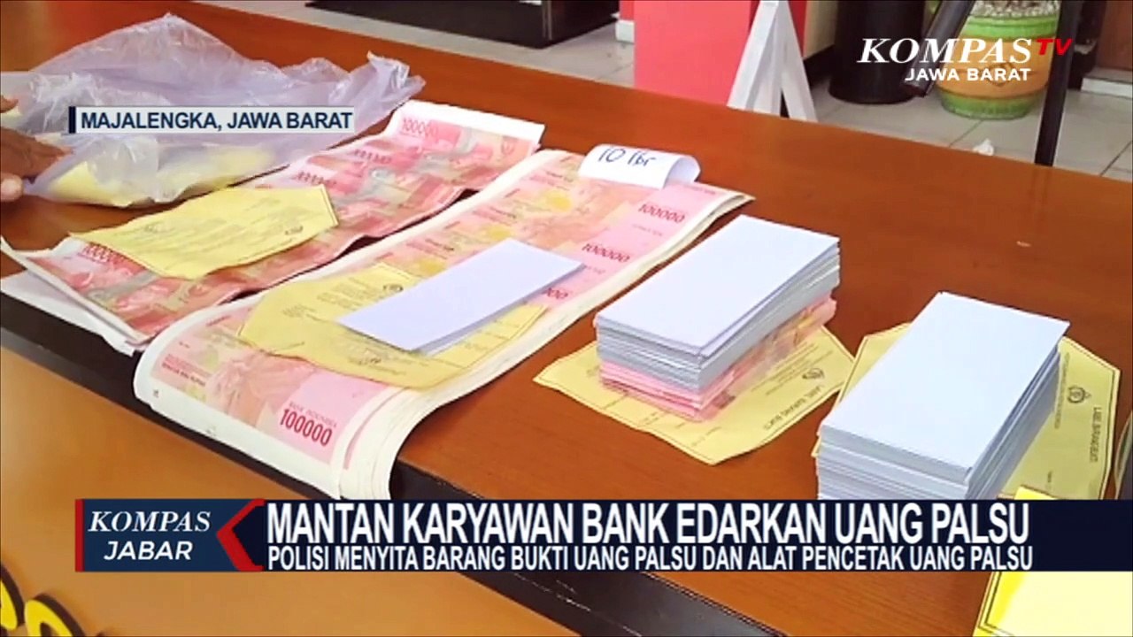 Nekad! Mantan Karyawan Bank Edarkan Uang Palsu