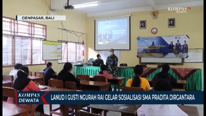 LANUD I Gusti Ngurah Rai Gelar Sosialisasi SMA Pradita Dirgantara