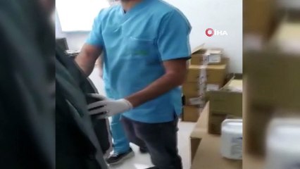 Diş kliniğini basan karı koca terör estirdi...O anlar kamerada