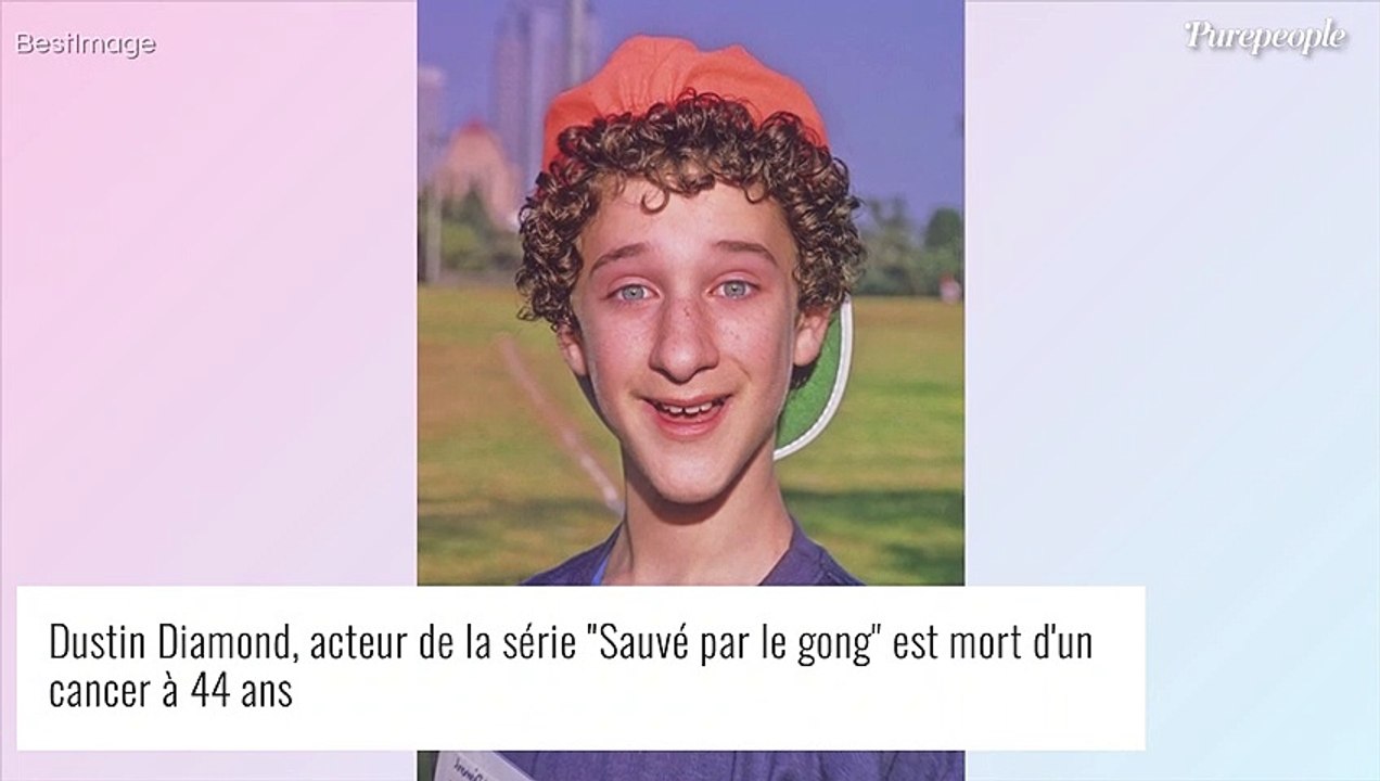 Mort de Dustin Diamond (Sauvés par le gong) il avait choisi quoi
