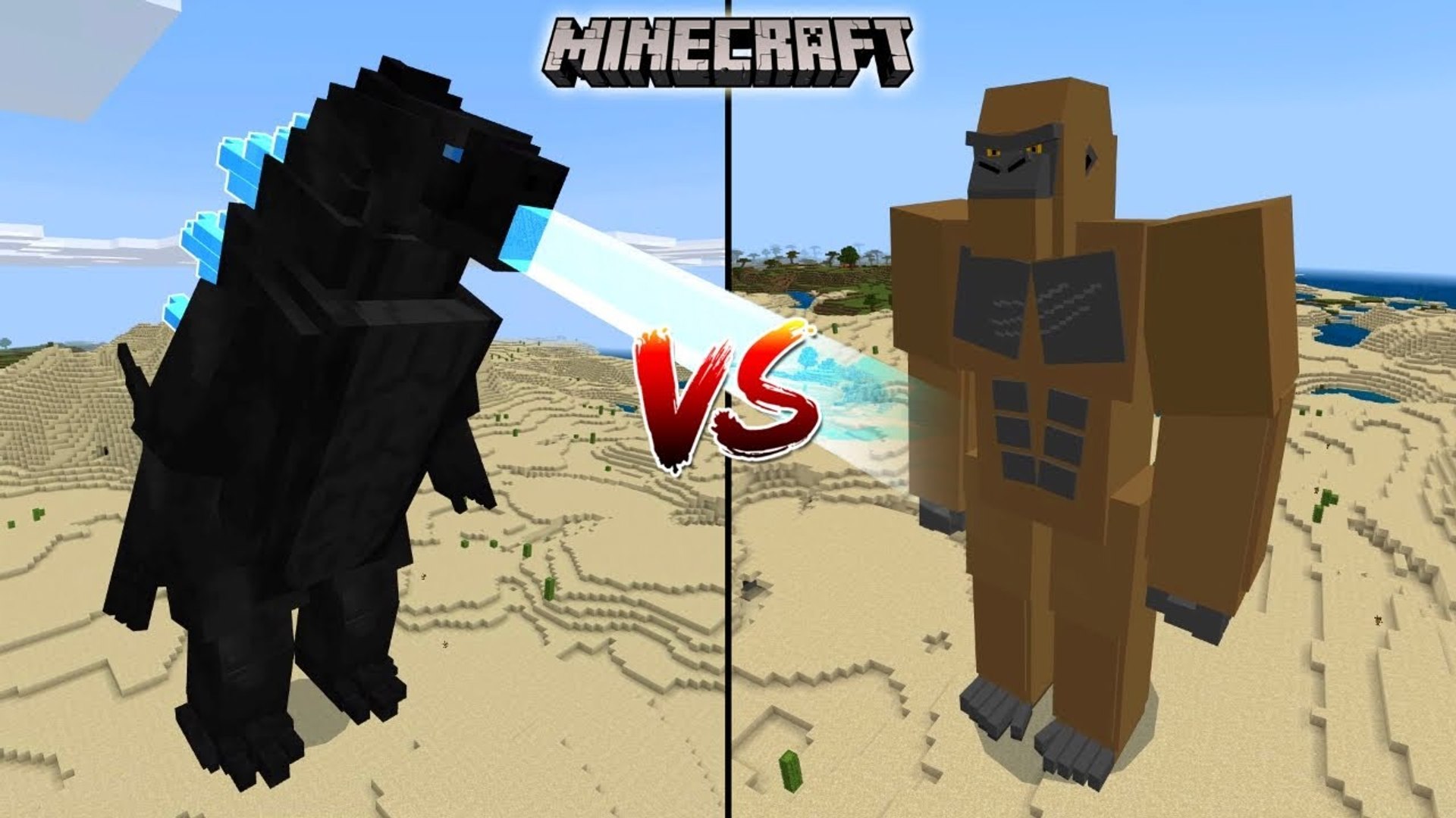 MINECRAFT - GODZILLA VS KING KONG - WHO IS BEST_ - video Dailymotion