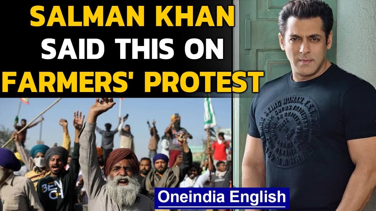 Salman Khan speaks up on the farmers' protest for the first time | Oneindia News