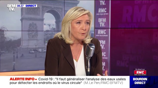 Marine Le Pen (RN): Je ne vois pas l'intérêt d'un passeport vaccinal