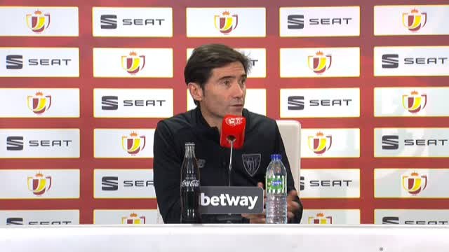 Marcelino: Los penaltis han caído de nuestro lado porque Unai Simón ha estado sensacional
