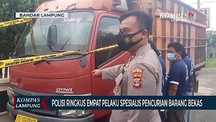 Polisi Ringkus 4 Pelaku Spesialis Pencurian Barang Bekas