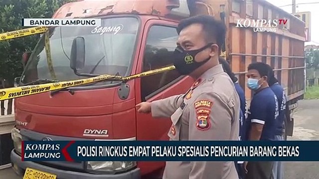 Polisi Ringkus 4 Pelaku Spesialis Pencurian Barang Bekas