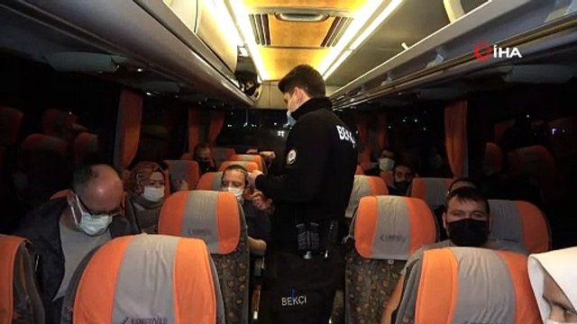 43 ilin geçiş noktasında gece yarısı 'HES kodu' denetimi