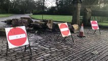 Crash in New Hall Lane, Preston
