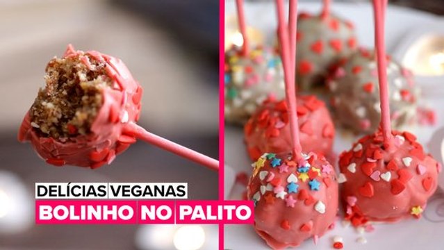 Delícias Veganas: Bolinho no Palito