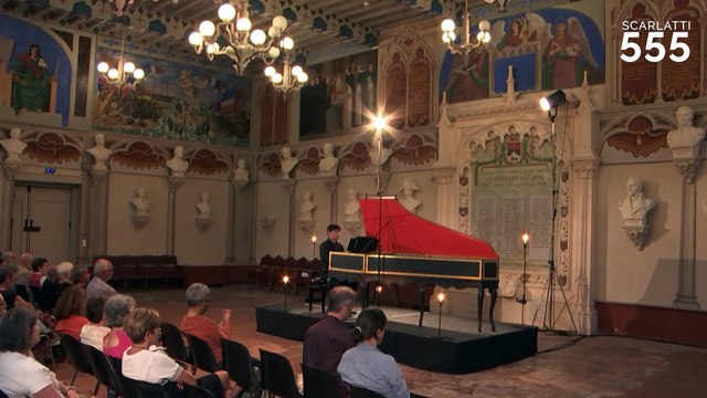 Scarlatti : Sonate en Si bémol Majeur K 472 L 99 : Andante, par Kazuya Gunji - #Scarlatti55