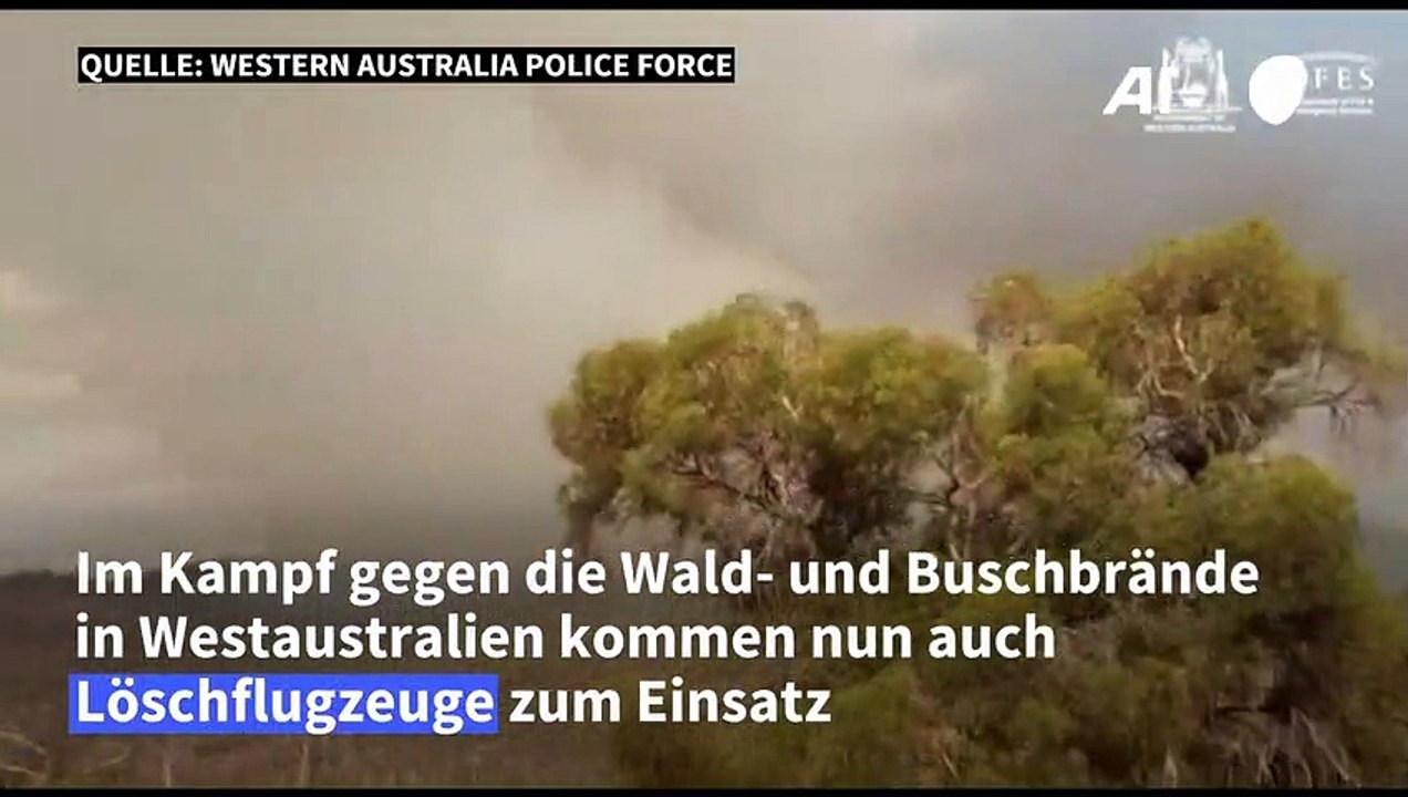 Brände in Australien: Löschflugzeuge im Einsatz
