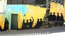 جدران مخيم الدهيشة تزهو بالألوان