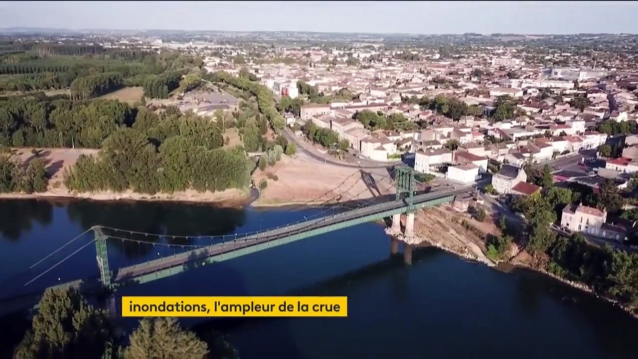 Inondations : la Garonne a débordé sur plus de 60 km, des images impressionnantes