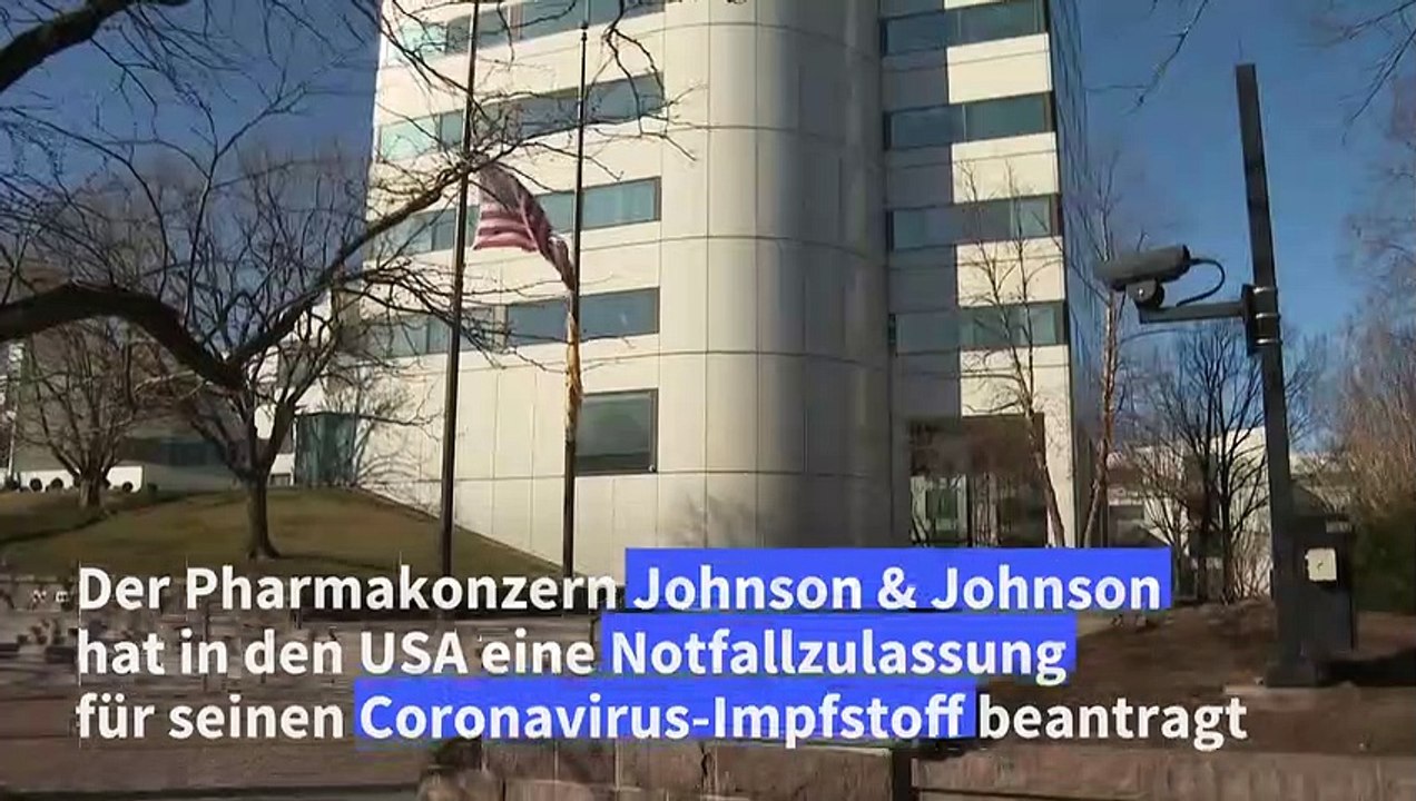 Johnson & Johnson beantragt Zulassung von Corona-Impfstoff in den USA