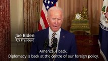 'America is back' - Joe Biden announces major foreign policy shifts in latest speech