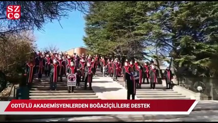 ODTÜ’lü akademisyenlerden Boğaziçililere destek
