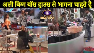 Aly Goni Wants To Run Away From Bigg Boss House For This Reason | Bigg Boss 14