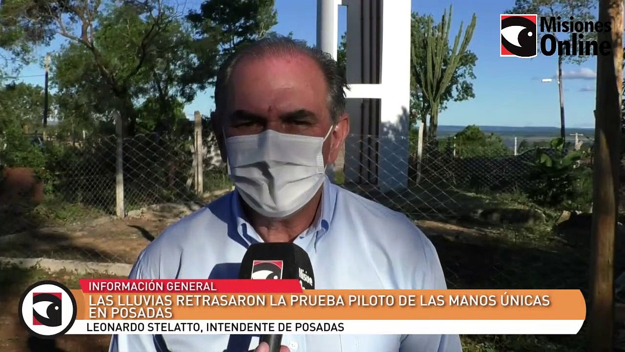 Las lluvias retrasaron la prueba piloto de las manos únicas en Posadas
