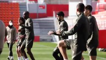 El Atlético prepara el partido frente al Celta