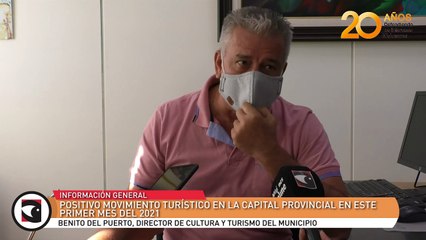Positivo movimiento turístico en la Capital provincial en este primer mes del 2021