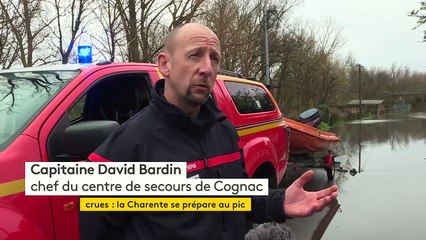 En Charente, la ville de Cognac attend le pic de crue avec inquiétude