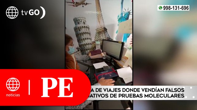 Intervienen agencia de viajes donde vendían falsos resultados de pruebas moleculares|Primera Edición