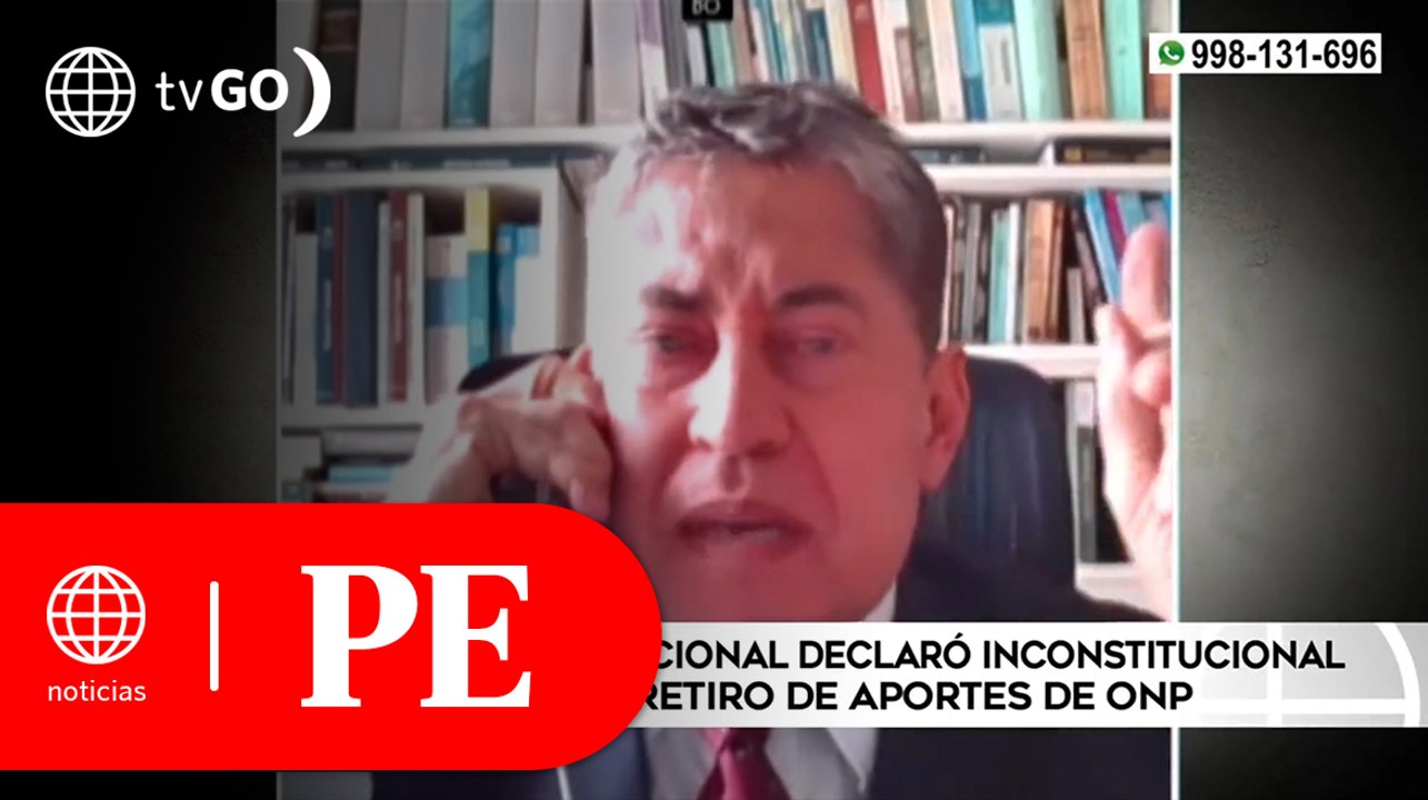 Tribunal Constitucional declaró inconstitucional ley de retiro de aportes de ONP | Primera Edición