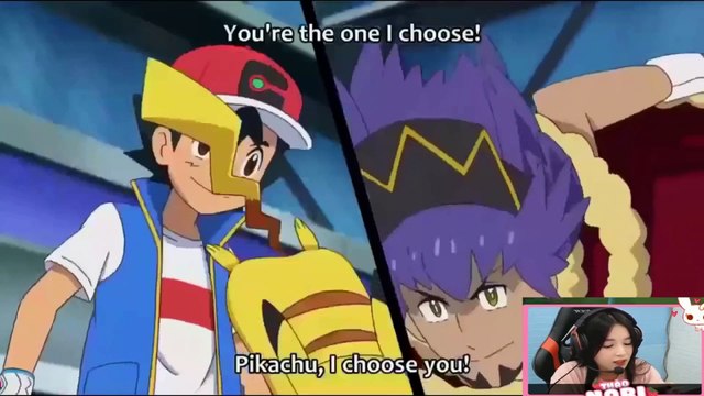 Pokemon Highlight Battle : Kyodaimax Pikachu vs Kyodaimax Charizard - Ash battles the World Champion Dande - English Subbed