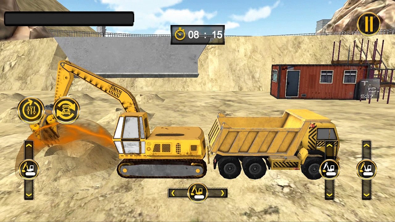 Concentración CAMIONES Construcción de Puentes Túneles y Carreteras - Juego Android