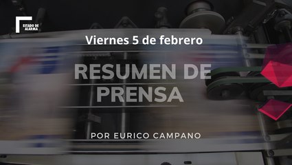 #5Febrero​ portadas de prensa por Eurico Campano
