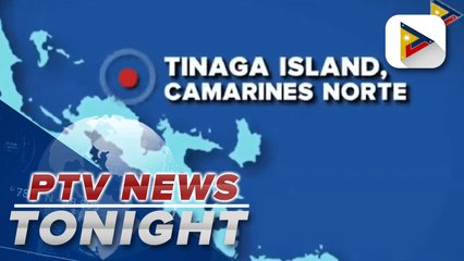 Download Video: Magnitude 5.1 quake jolts Tinaga Island, Camarines Norte; Magnitude 4.9 earthquake felt in Occidental Mindoro