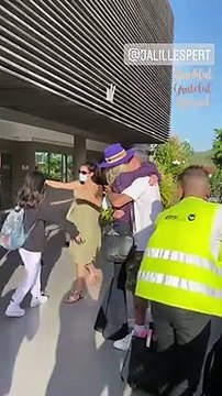 Laeticia Hallyday a retrouvé Jalil Lespert à Saint-Barthélemy. Le couple a été séparé le temps de quelques semaines.