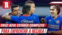 Cruz Azul tendrá plantel completo para el partido ante Necaxa